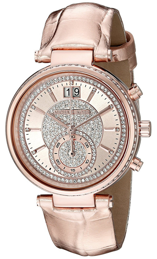 michael kors crystal pave watch